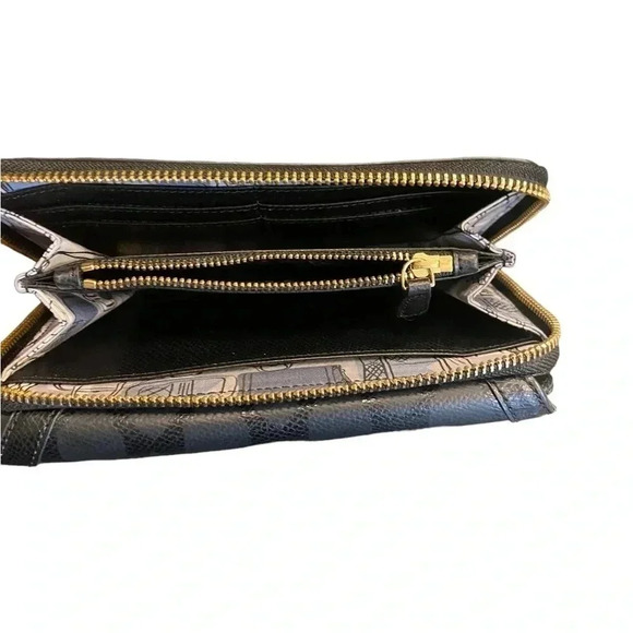 Vera Bradley wristlet black. Excellent condition - Picture 3 of 4